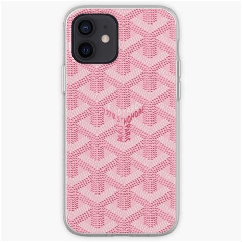 Pink Goyard iPhone Case 